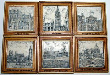 Set of 6 London Magnets Set of 6 London Magnets