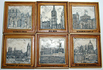 Set of 6 London Magnets