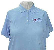 Ladies Pique Polo - Light Blue