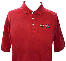 Unisex Pique Polo - Red