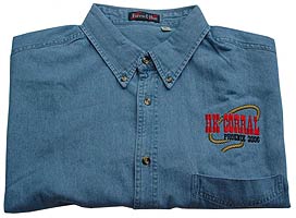 Denim Shirt w/HK CORRAL logo